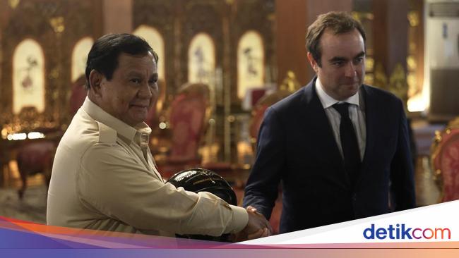 Prabowo Terima Menhan Prancis, Bahas Tantangan Dunia