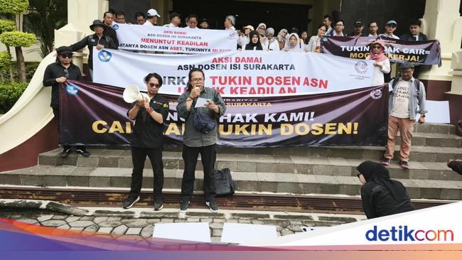 Selain di Jakarta, Demo Dosen ASN Tagih Tukin Juga Digelar di ISI Solo