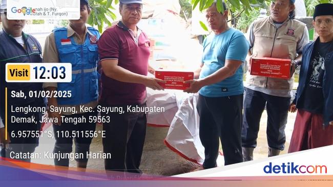 Kemensos Salurkan Bantuan untuk Warga Demak Terdampak Banjir