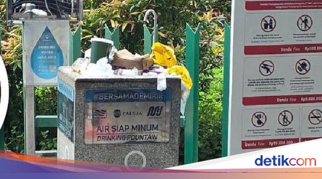 Keran Air Siap Minum di Stasiun Jadi Tempat Sampah, MRT Jakarta Buka Suara