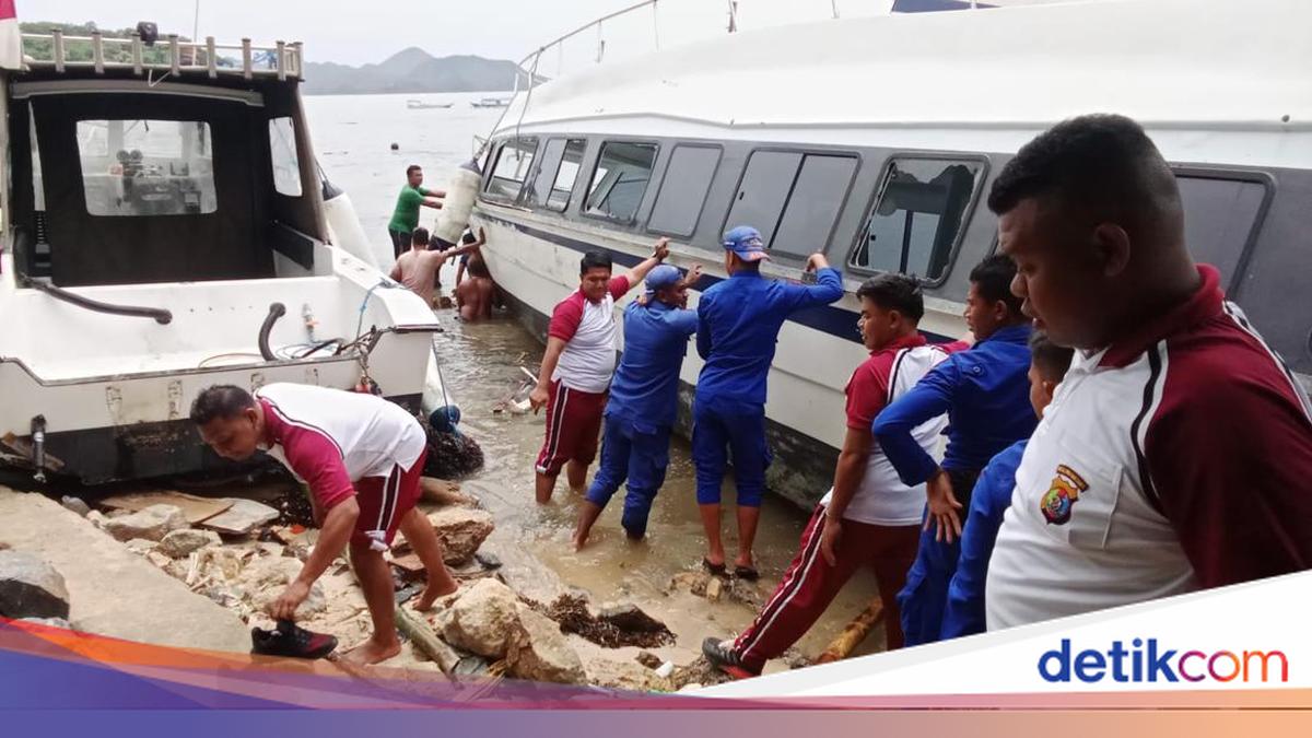 Penyeberangan Feri Labuan Bajo-Sape Kembali Beroperasi, Speedboat Terhempas
