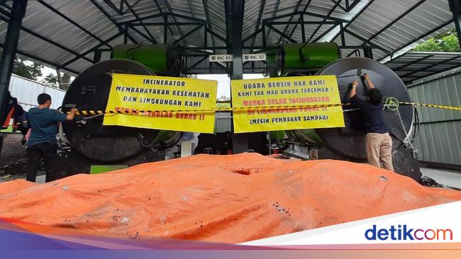 Diprotes, Mesin Insinerator Sampah di Depok Kini Disegel Warga