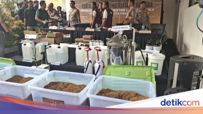 Pabrik Narkoba Terbesar di Jabar Dibongkar, Barang Bukti Rp 350 M Disita
