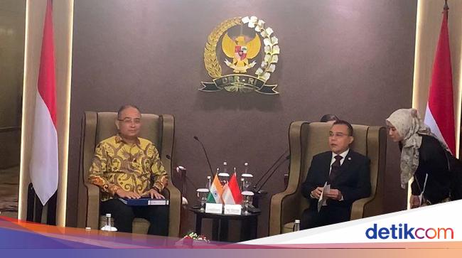 Wakil Ketua DPR Dasco Bertemu Dubes India, Bahas Makan Bergizi-Investasi