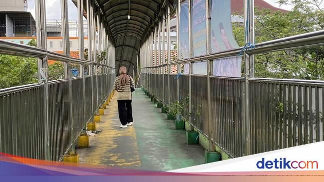 DLHK Kerahkan Petugas Bersihkan Kotoran Hewan-Sampah di JPO Depok