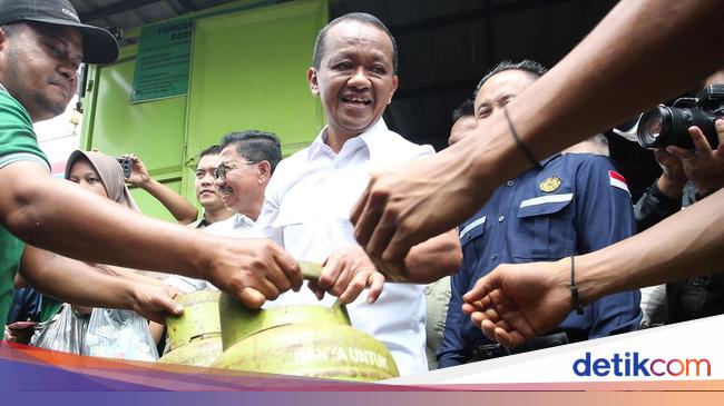Bahlil Kaget Gas 3 Kg Dijual Rp 30.000!