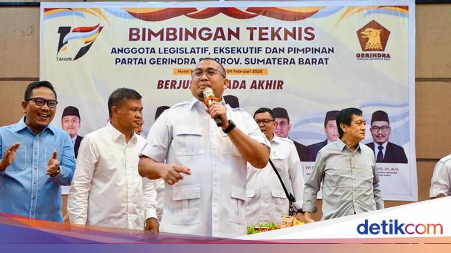 Seruan Andre Rosiade ke Gerindra Sumbar: Rebut Posisi Parpol Nomor 1!