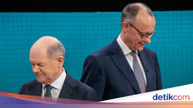 Scholz dan Merz Saling Serang dalam Debat Pertama Calon Kanselir Jerman