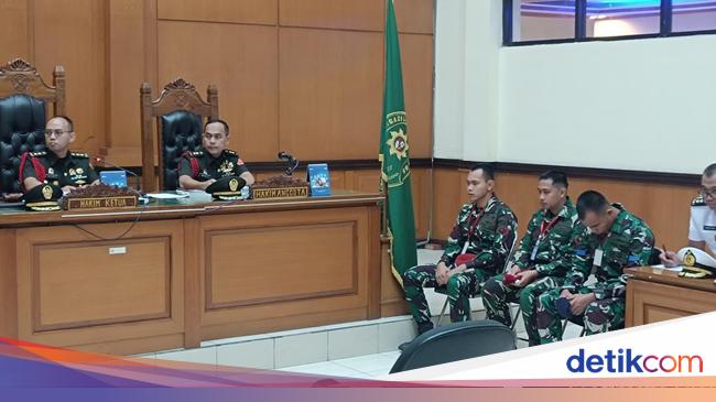 Terungkap di Sidang, Oknum TNI AL Tembak Bos Rental Terekam CCTV