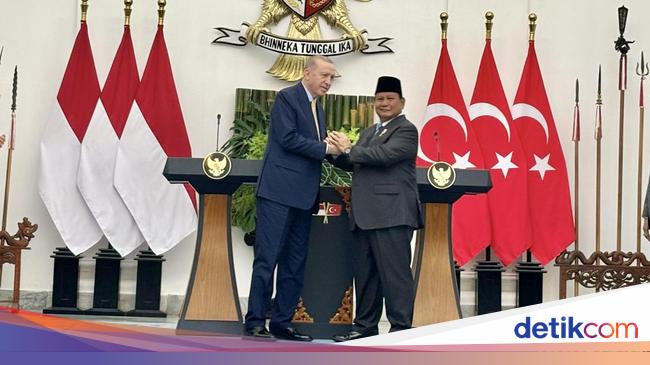 Prabowo-Erdogan Sepakati 13 Kerja Sama Ini, Bikin Drone hingga soal Agama