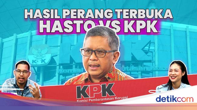 Hasil Perang Terbuka Hasto Vs KPK