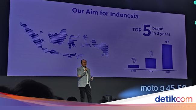 Motorola Berambisi Masuk 5 Besar di Pasar HP Indonesia