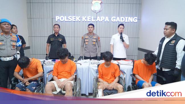 Komplotan Begal Habib di Jakut: Asyik Pesta Sabu Kini Tertunduk Lesu