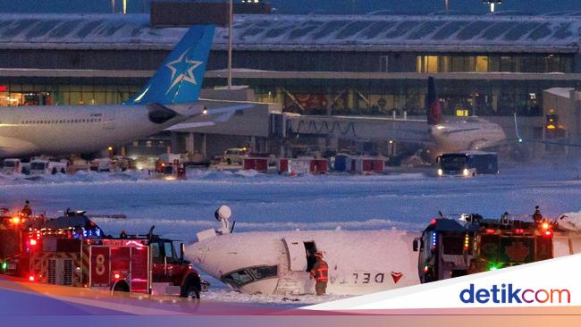 Kronologi Kecelakaan Pesawat Delta Air Lines di Bandara Pearson Toronto