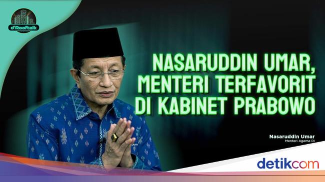 Nasaruddin Umar, Menteri Terfavorit Kabinet Prabowo