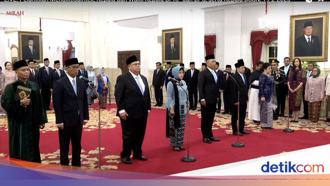 Prabowo Lantik Muhammad Ateh Jadi Kepala BPKP, Amalia Kepala BPS