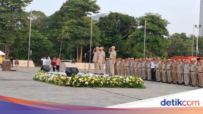 Pramono-Rano Pimpin Apel Pasukan Pelangi Jakarta, Siap Turun Langsung