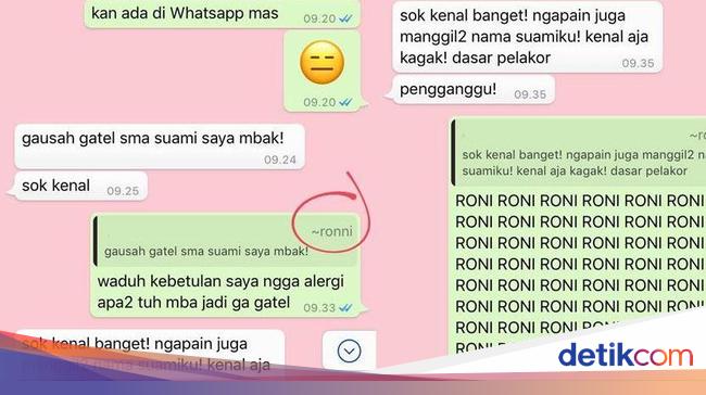 Beragam Chat Salah Labrak Kocak, Kurir Dituduh Pelakor