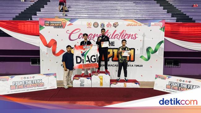 Anggota Polresta Bogor Juara 1 Liga Taekwondo DKI Series 9