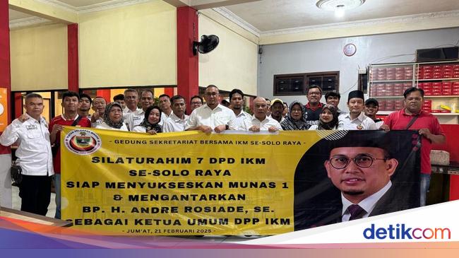 7 DPD Se-Solo Raya Dukung Andre Rosiade Calon Tunggal Ketum DPP IKM 2025-2030