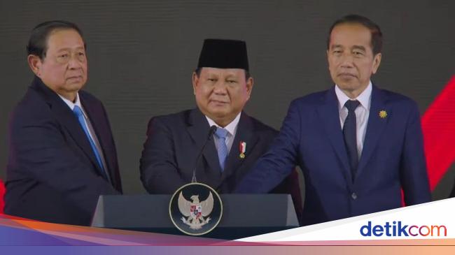 Deretan Momen Bareng Prabowo dengan SBY-Jokowi dalam Sepekan