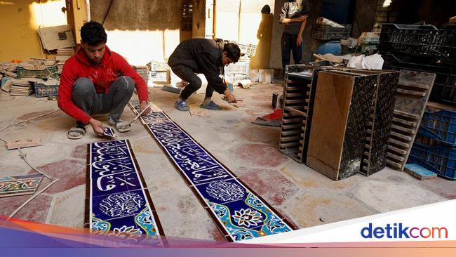 Ubin Buatan Tangan dari Karbala Irak Menjaga Seni Bersejarah Tetap Hidup