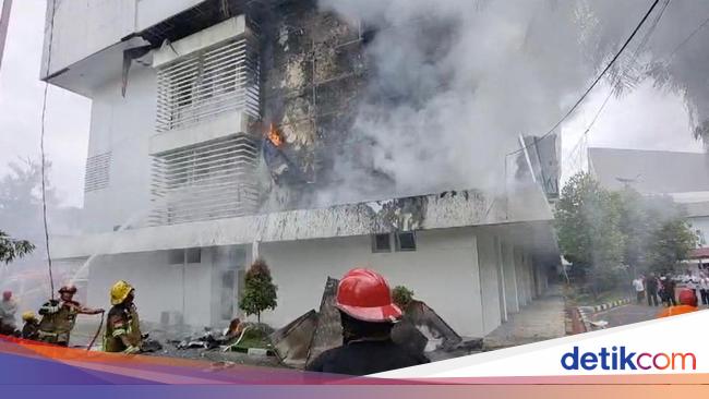 Polisi Jelaskan Penyebab Kebakaran di Kantor Disdik Sumut