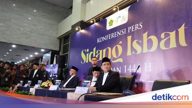 Pemerintah Resmi Tetapkan 1 Ramadan 1446 H Jatuh pada Sabtu 1 Maret 2025