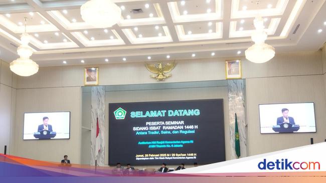 Sidang Isbat Penentuan 1 Ramadan 1446 H Dimulai