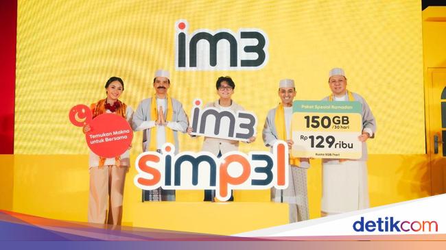 Paket Ramadan IM3 150GB Cuma Rp 129 Ribu, Bisa Kontrol Pemakaian 30 Hari