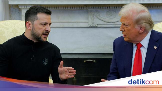 Momen Donald Trump-Zelensky Cekcok di Gedung Putih