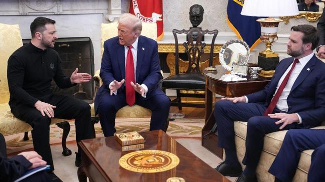Jerman Bilang Adu Mulut Trump-Zelensky Disengaja AS