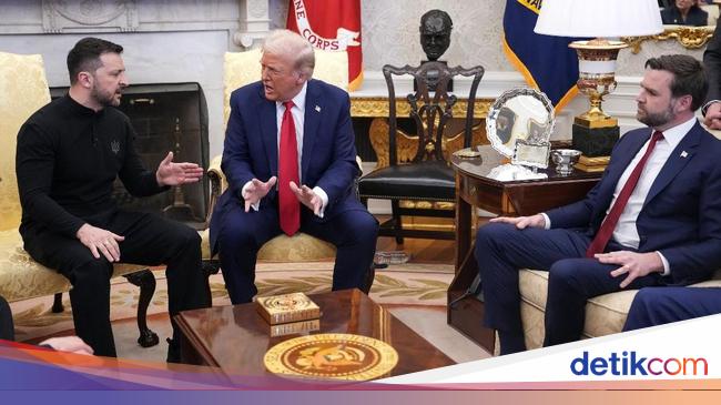 139 Menit Menegangkan Trump Vs Zelensky di Gedung Putih