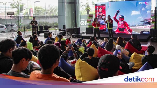 Keseruan Nobar MotoGP Bareng detikcom dan Pertamina Enduro