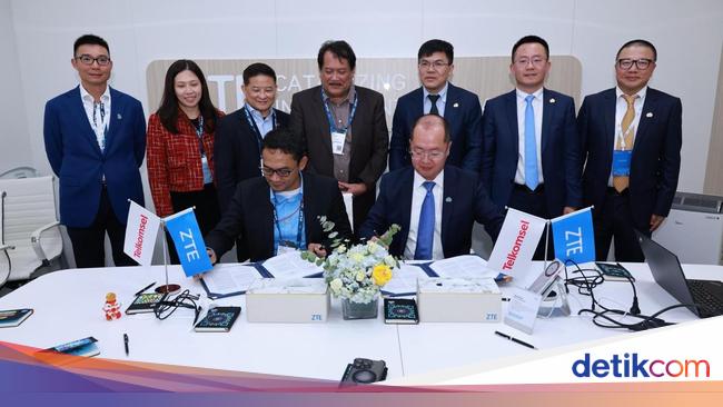 Telkomsel Bareng ZTE Sepakat Kembangkan Teknologi AI &amp; 5G-LAN