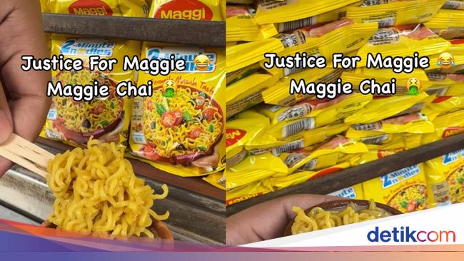 Nyeleneh! Kreasi Teh Topping Mie Instan Ini Panen Hujatan