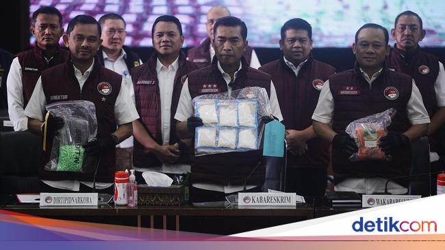 Polri Pamerkan Barang Bukti 4,1 Ton Narkoba