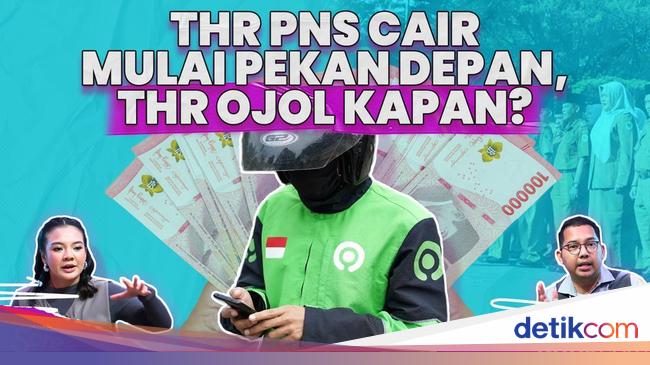 THR PNS Cair Mulai Pekan Depan, THR Ojol Aman?