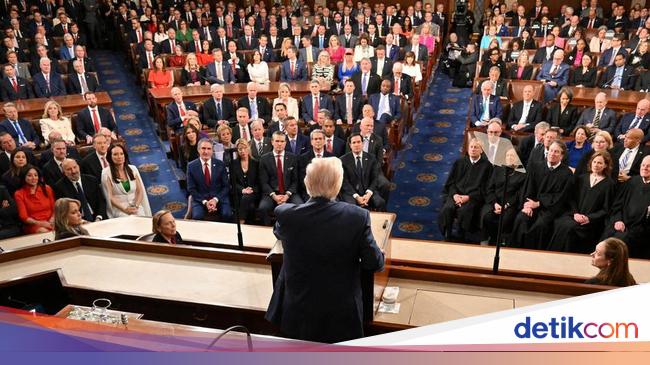 Pidato di Kongres, Trump Bilang Pemerintahannya Baru Saja Dimulai