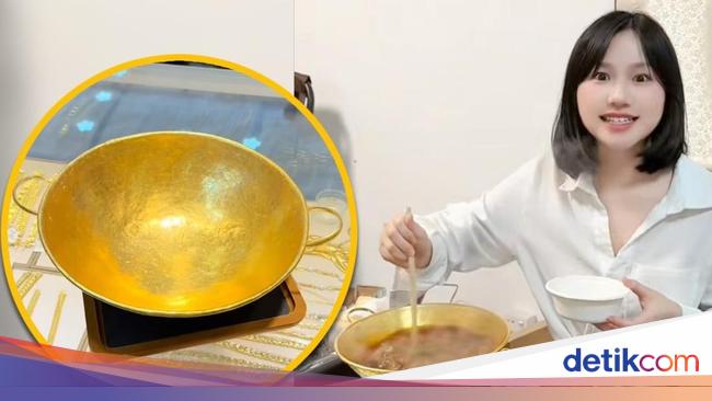 Wow, Panci Hot Pot Emas Ini Harganya Rp 1,5 Miliar!