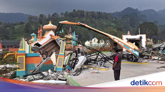 Warga Ikut Bongkar Paksa Hibisc Fantasy di Puncak Bogor