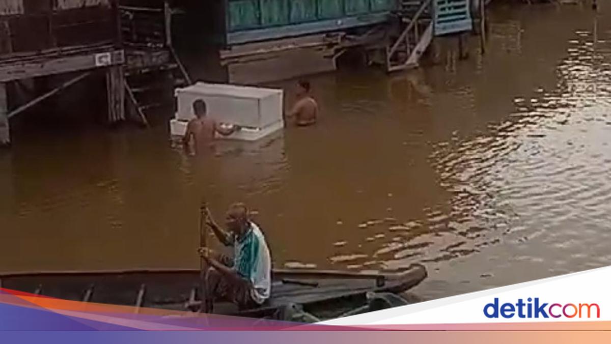 Banjir di Muba Imbas Kiriman Air dari Sungai Rawas