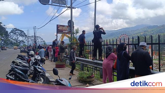 Saat Hibisc Puncak Diratakan Jadi Tontonan Warga di Akhir Pekan