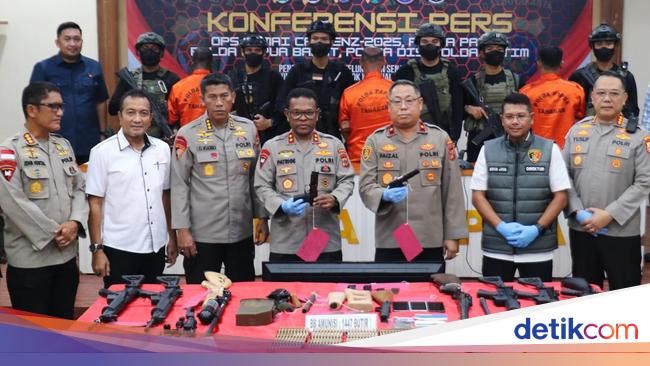 Satpam SMA di Sleman Suplai Senpi ke KKB Papua, Ada M16 Hingga SS1