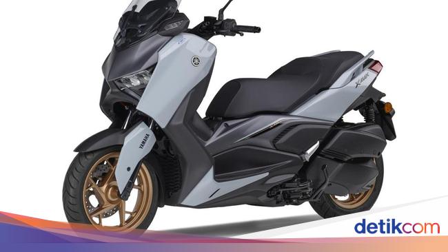 Xmax Merah Kalem dan Elegan, Ini Pilihan Warna Baru Yamaha Xmax 2025