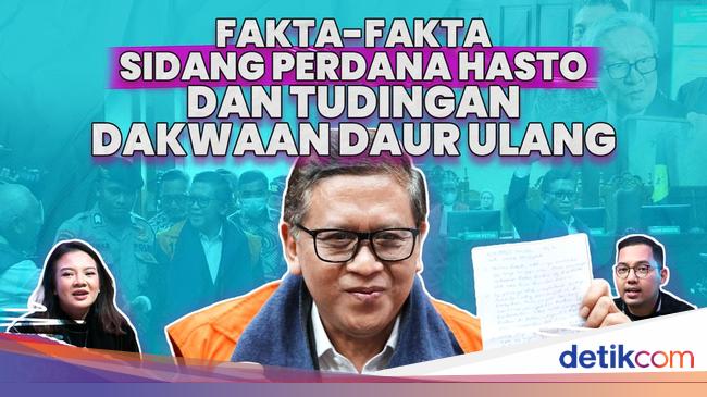 Fakta-fakta Sidang Perdana Hasto dan Tudingan Dakwaan Daur Ulang