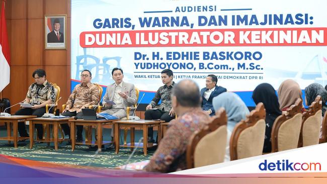 Audiensi dengan Para Ilustrator, Ibas: Terus Berkarya, Saling Menguatkan