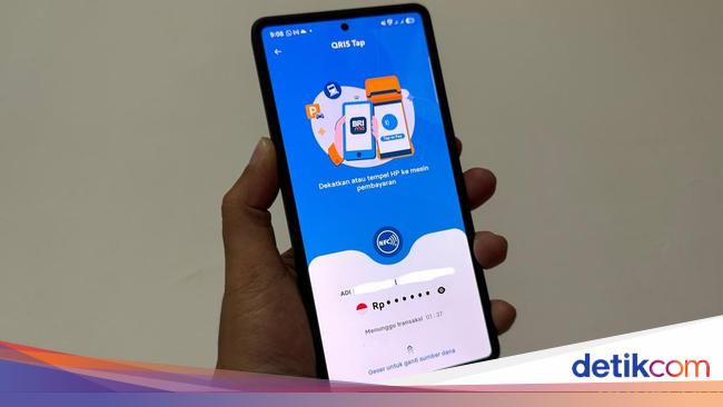 Cara Pakai QRIS Tap Bayar Belanja, KRL, dan MRT Pakai HP Android