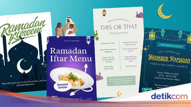 Cara Membuat Undangan Bukber dan Open House Lebaran Pakai Canva