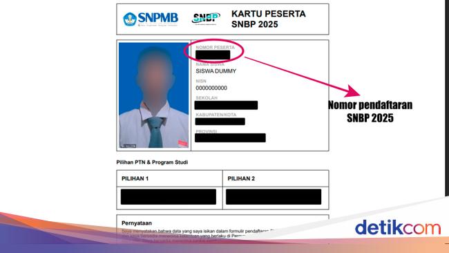 Cara Cek Nomor Pendaftaran SNBP 2025, Ikuti Panduan Ini!